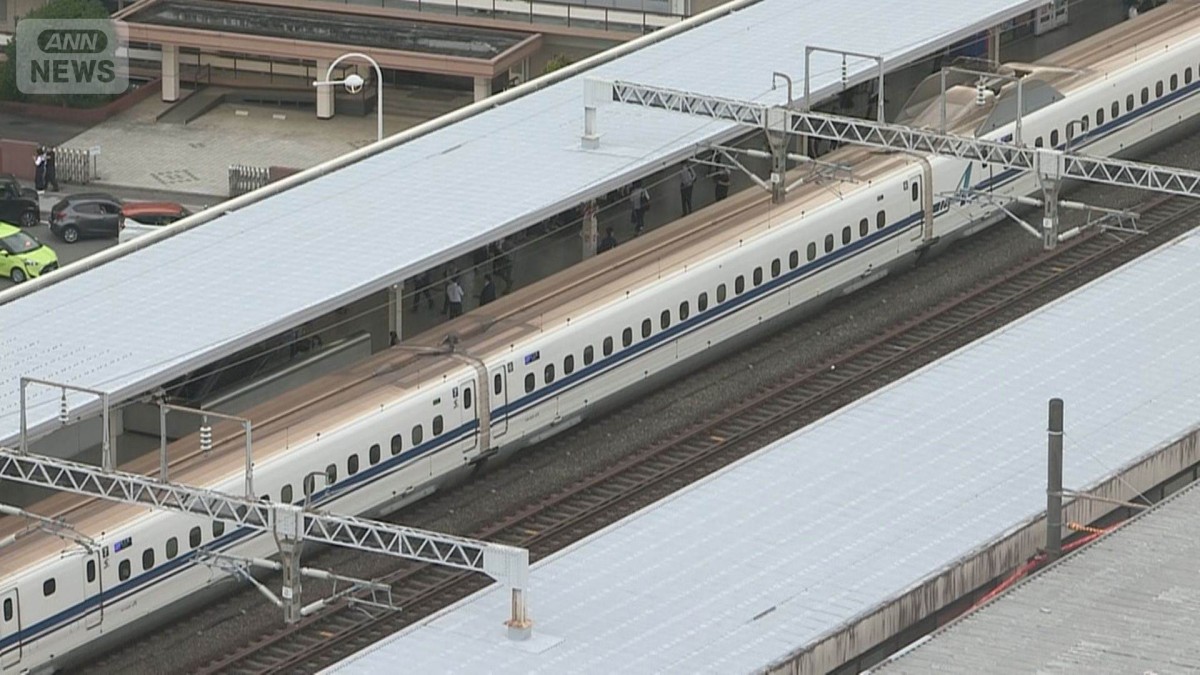 東海道・山陽新幹線が運転再開　線路内に人が立ち入り一時運転見合わせ