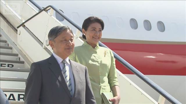 両陛下がベルギー到着　上空では空軍戦闘機が“エスコート” 空港で王女が出迎え