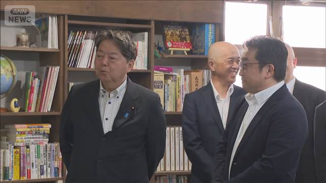 林総務大臣が北海道・千歳市のラピダス工場など視察「企業と自治体の連携大事」