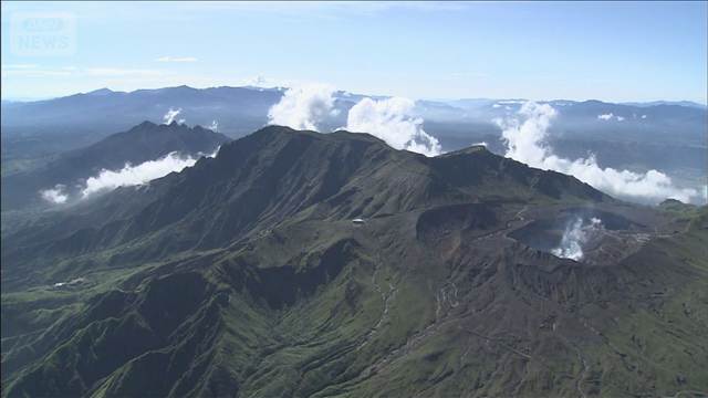 阿蘇山噴火警戒レベルを2に引き上げ　ガス増加　火口1キロ範囲に噴石、火砕流の恐れ