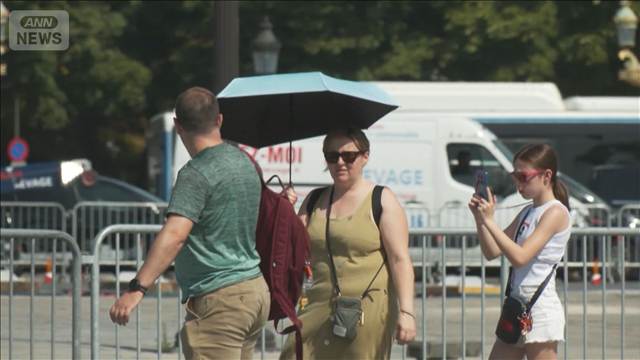 フランスで40℃超 40人死亡　英バス地下鉄は蒸し風呂状態