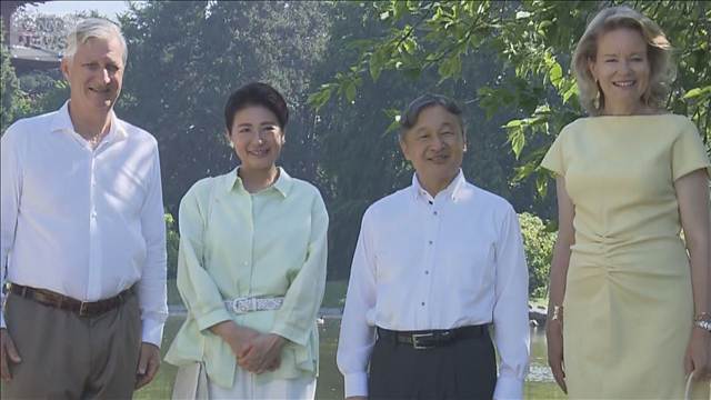 天皇皇后両陛下 ベルギーから帰国へ　フィリップ国王夫妻に別れの挨拶