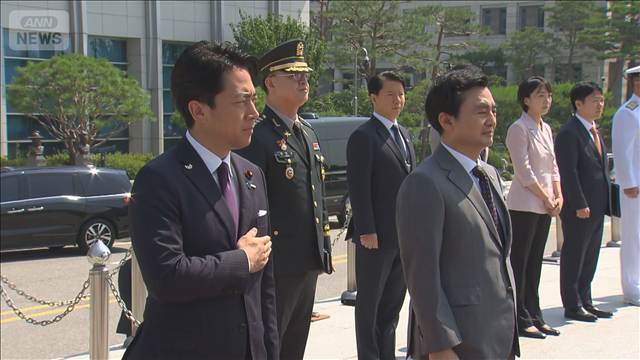 小泉防衛大臣が訪韓　防衛協力へ議論推進　ACSA締結も議論か