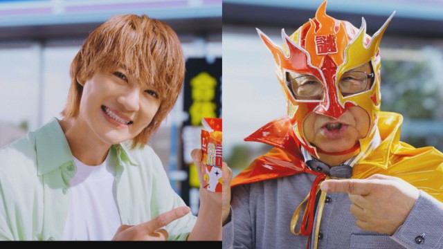 M!LK佐野勇斗「爆裂うめぇ～！！」 共演の梅沢富美男に爆笑　ローソン新TVCM