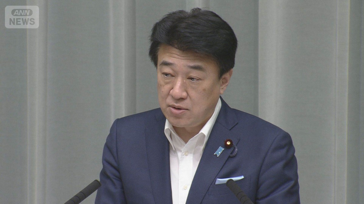 中国の輸出管理規制リスト追加に強く抗議　木原官房長官「極めて遺憾」