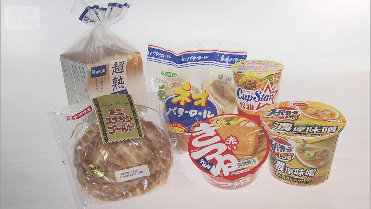 7月の食品値上げ 2500品目超 中東情勢で価格転嫁が加速