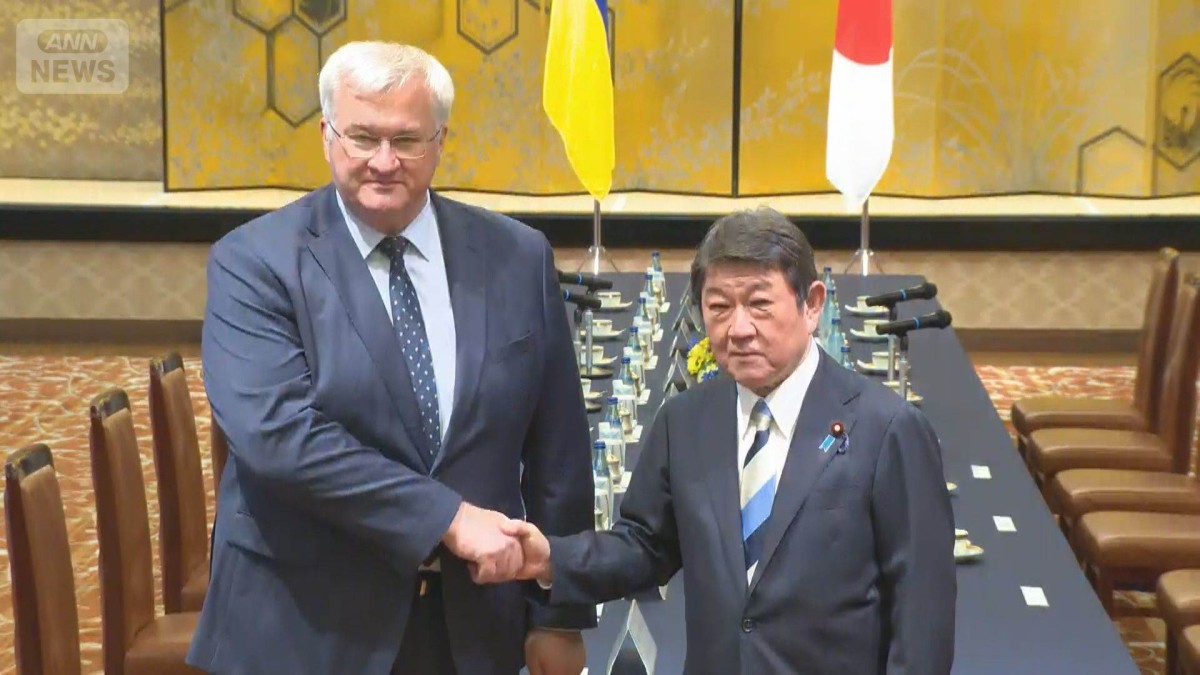 ウクライナ支援と対ロシア制裁の継続表明　日・ウクライナ外相会談