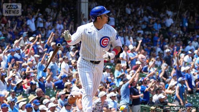 鈴木誠也が13号本塁打　メジャー通算100号達成　日本人4人目