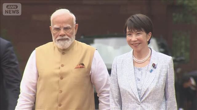 日印首脳会談　中国念頭に安全保障協力の強化を確認へ