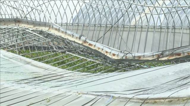 福岡・久留米市で突風か　農業用ハウス約20棟以上が壊れる被害　
