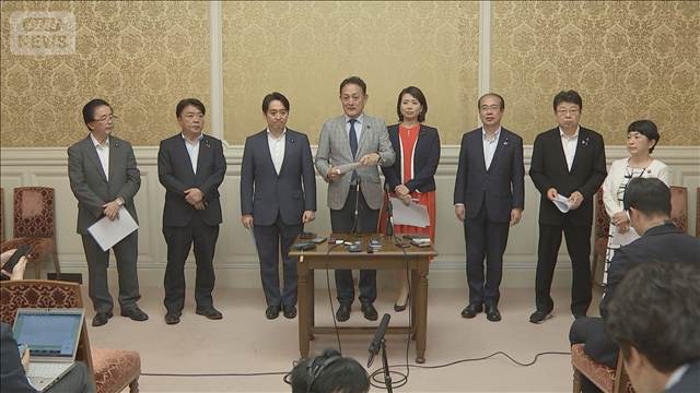 参院議長「国会延長論は遺憾」野党9会派が申し入れ