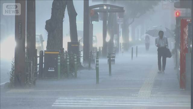 九州北部　今年一番の大雨も　土砂災害などに警戒