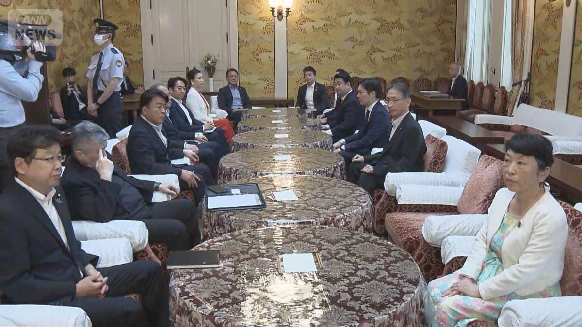 衆参野党　定数削減・副首都法案撤回を再要求