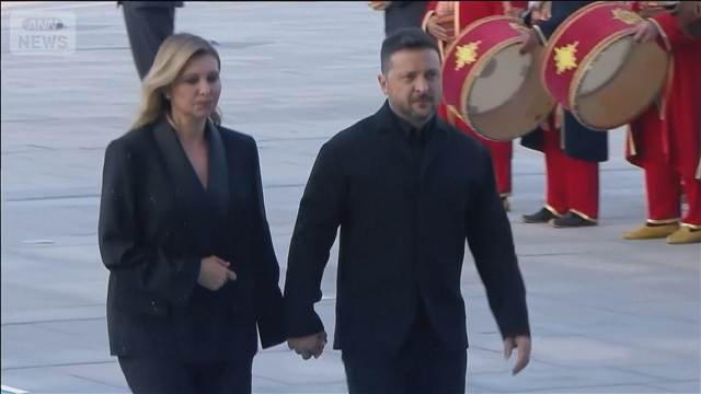 ロシアがキーウを弾道ミサイル攻撃　ゼレンスキー大統領はNATO首脳会談出席