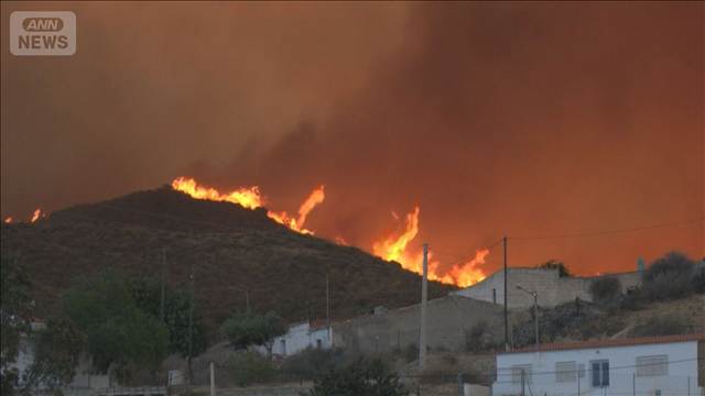 スペイン南部で大規模山火事　“異常な速さ”で延焼　火災に巻き込まれ12人死亡