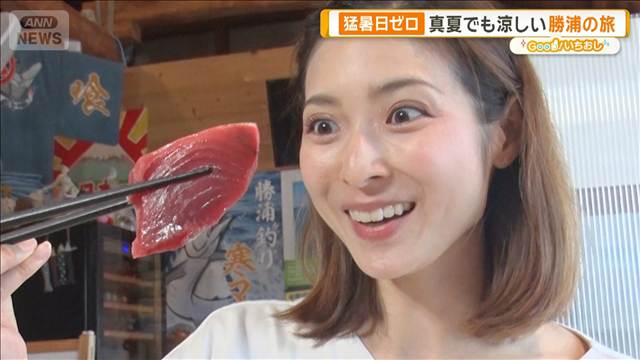 猛暑日ゼロ！千葉・勝浦の夏旅　100トン中に2匹…幻のカツオとは【グッド！いちおし】