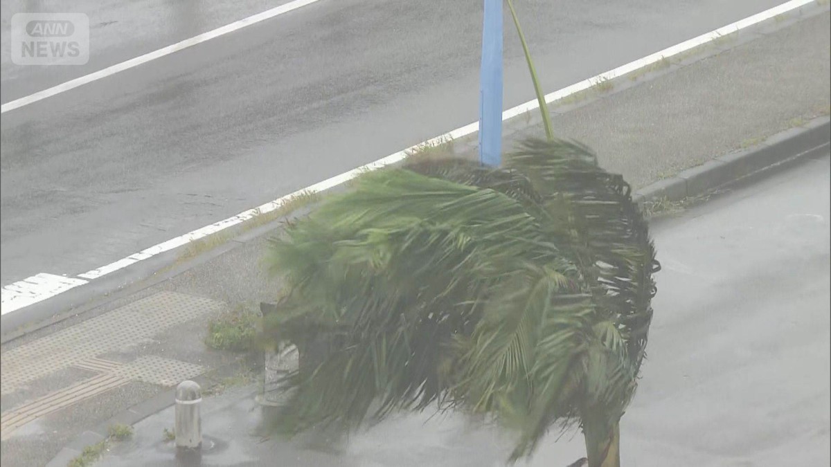 台風9号　沖縄県で軽傷5人　総務省消防庁