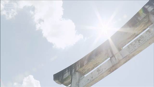 今年一番の暑さ　大分・日田で38.3℃など猛暑日43地点　厳しい暑さ続く