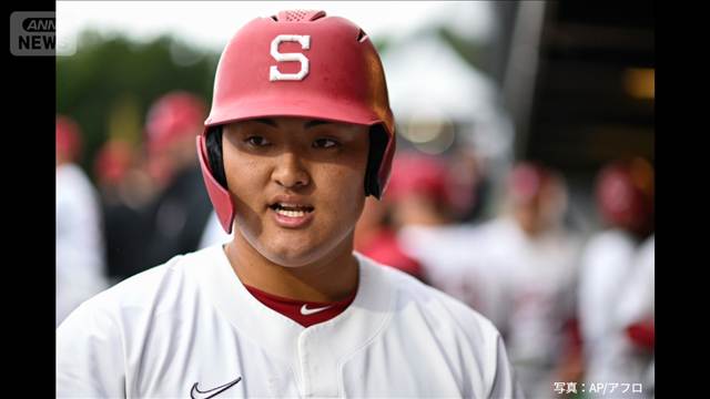佐々木麟太郎 マーリンズから指名　MLB新人ドラフト会議
