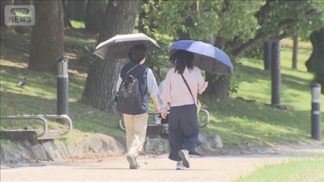 猛暑日エリアさらに拡大 熱中症警戒　東京も今年一番の暑さに