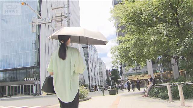 猛暑日続出 38℃超の危険な暑さ　暑さから身を守る行動を　熱中症警戒