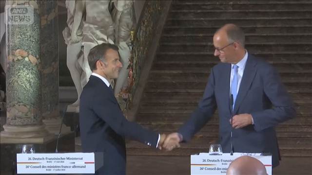 フランスの核演習にドイツ初参加へ　核抑止に向けメルツ首相とマクロン大統領会談