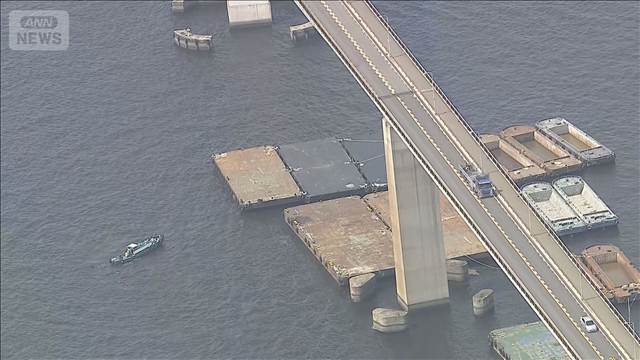 大阪市の台船で女性死亡　死因は窒息　殺人事件として捜査