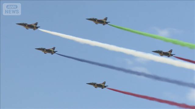 英で世界最大級の航空ショーが開幕　ドローンの存在感高まる　ウクライナ企業も出展