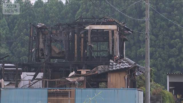 千葉・八街市で住宅全焼　年齢と性別不明の4人遺体