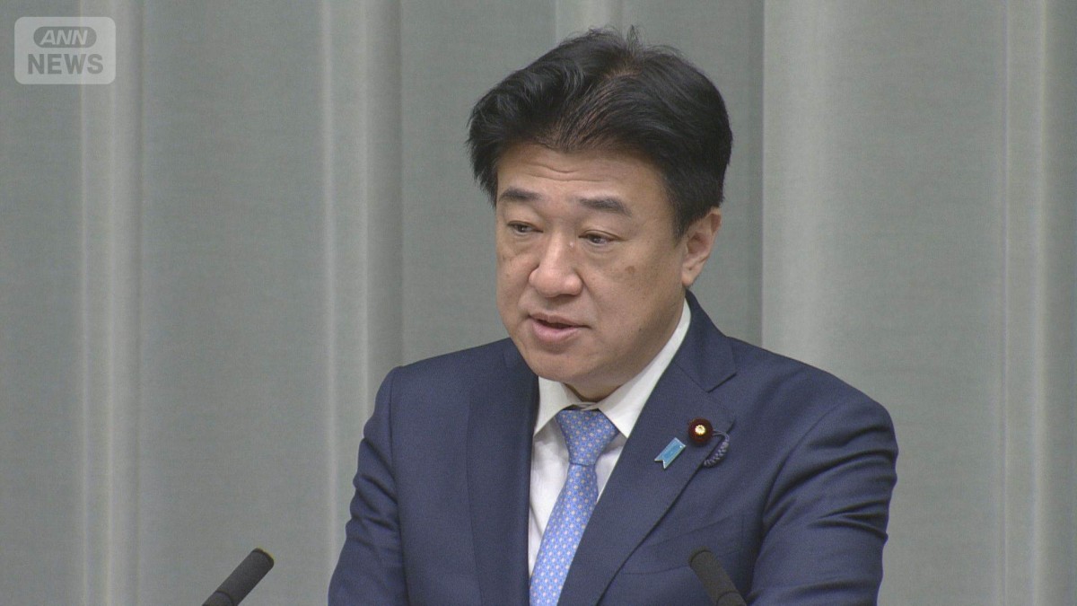 木原官房長官「非核三原則を堅持」　小泉防衛大臣の核をめぐる発言受け