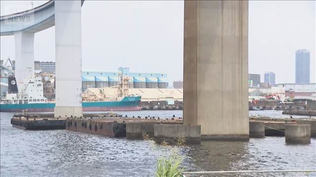 台船に殺害された女性　夫の遺体を大阪湾で発見