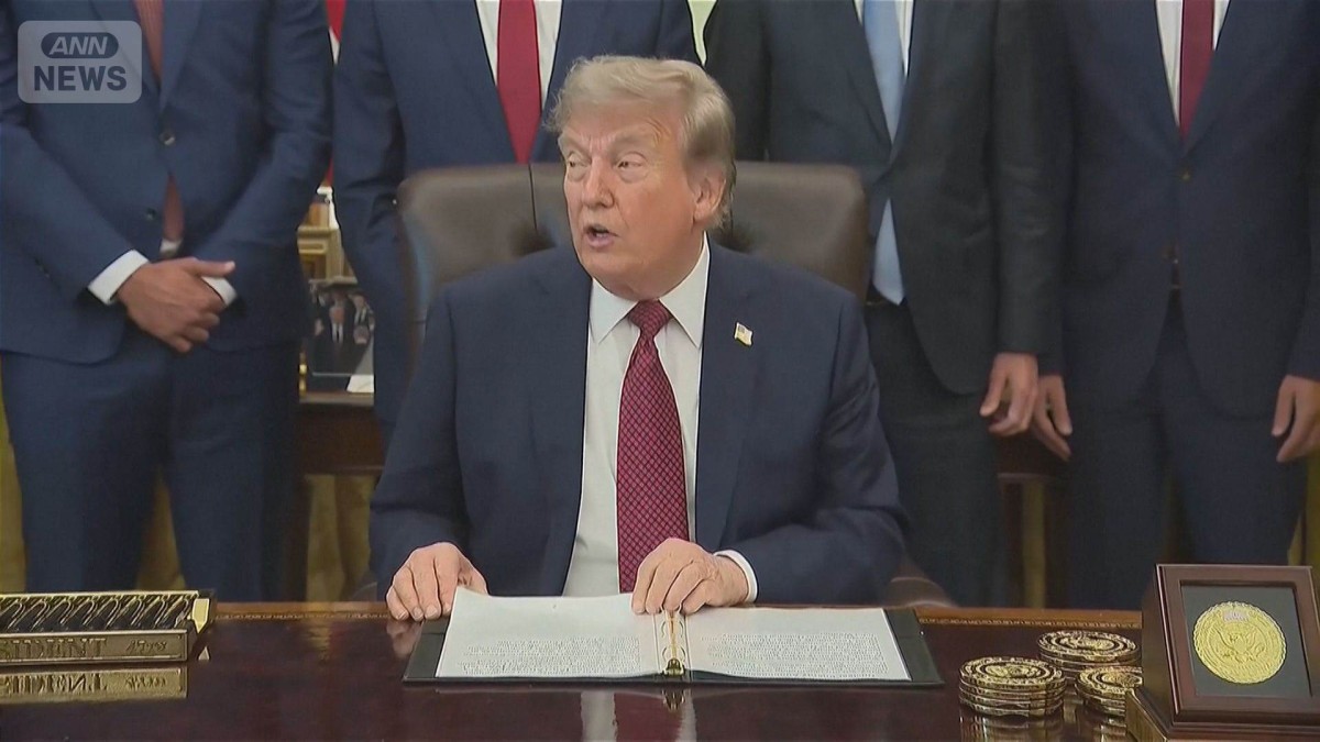 トランプ氏　イランが交渉に「真剣になっている」　大規模攻撃の判断は協議の行方次第