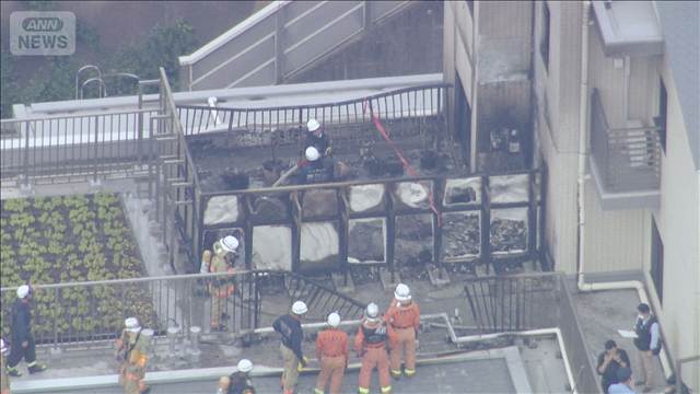 マンションのバルコニーで火事　ソーラーパネルから充電中に発火　東京・品川区