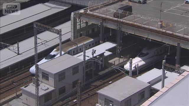 広島駅で山陽新幹線「客と接触」　男性が柵を乗り越え飛び込みか　一時運転見合わせ