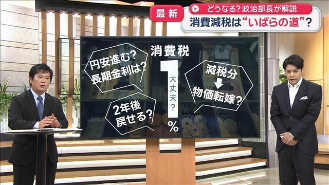 消費減税は“いばらの道”？　政治部長が解説