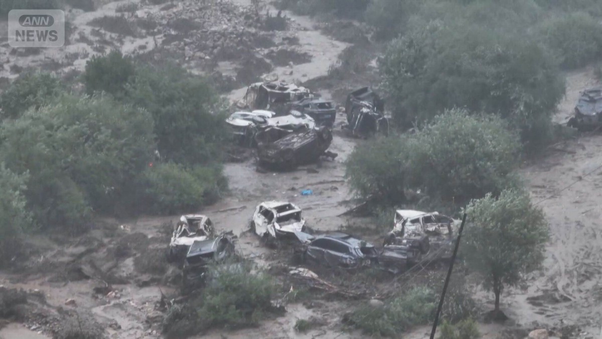 中国甘粛省で鉄砲水　10人死亡　広東省には台風12号が上陸　80万人以上が避難