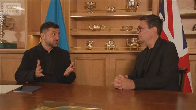 ゼレンスキー大統領　英新首相と会談　ドローンを迎撃から守るジャミング装置提供約束