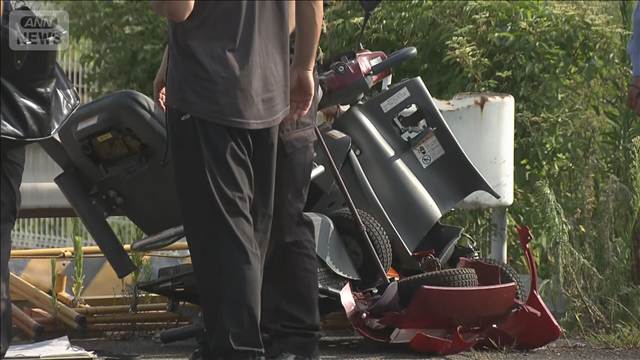 シニアカーと列車が衝突　踏切で…　高齢男性重体 愛知