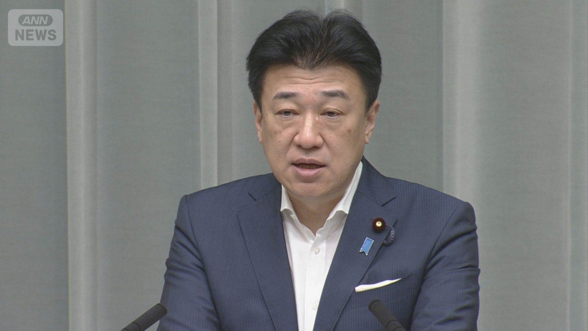 木原長官「被害状況把握と救命救助に全力」