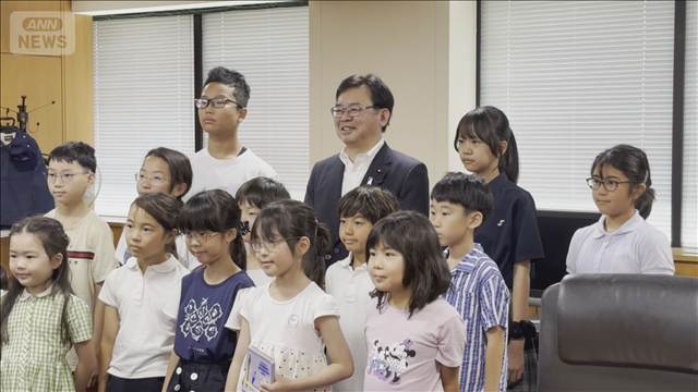上野厚労大臣が小中学生と交流　「なぜ厚労大臣に？」など直球質問