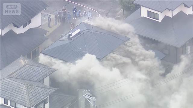 熊本・宇城市　「家が燃えている」住宅火災　けが人の情報なし