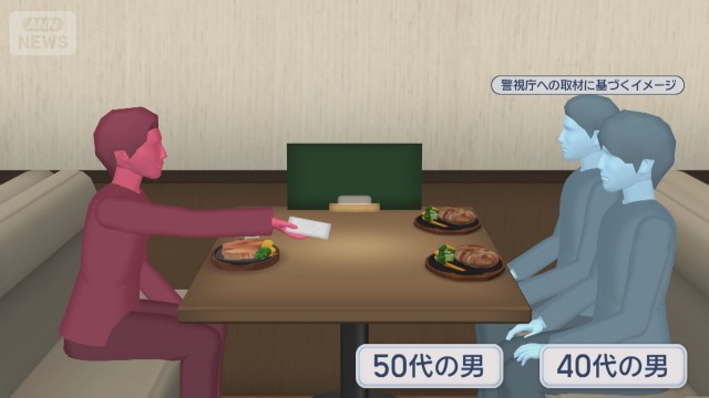 ファミレスで覚醒剤密売か ティッシュにくるみ手渡し　容疑否認