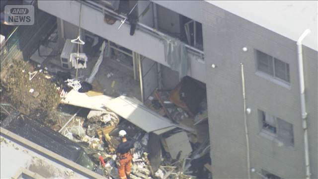 千葉・市川市のマンションで爆発事故　2人重軽傷　周囲の窓ガラス割れる被害も