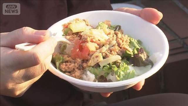 避難所にキッチンカーで料理提供 熊本・八代市