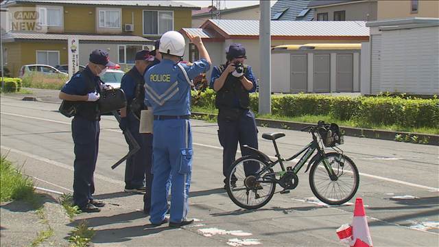 「横断歩道の信号を見落とし…」 男児2人はねられ1人重体　北海道苫小牧市