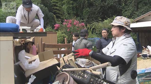 震度6強の熊本・美里町では災害ボランティアの要請相次ぐ 山梨や滋賀から約50人が参加