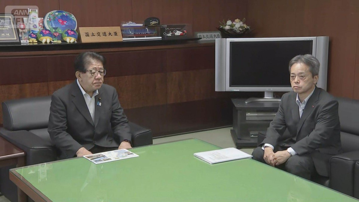 JR九州社長が金子国交大臣と面会　九州新幹線など熊本地震の被災状況を報告