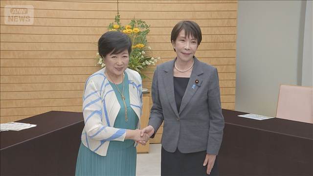 小池都知事　地方の税収減に配慮を　高市総理と会談　消費減税めぐり