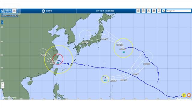 台風16号が発生　日本への影響は