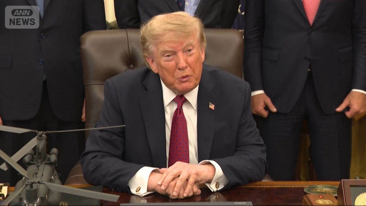 トランプ氏　イラン攻撃は「非常に限定的な作戦」　ホルムズ海峡は「極めて良好」